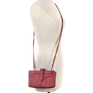 Buxton Red Crossbody Bag Handbag Clutch